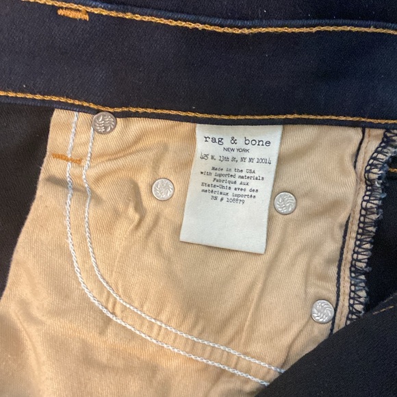 NWOT Rag & Bone Stiletto Boot Dark Wash Jeans Size 26 - Picture 6 of 9